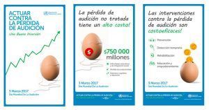 El 3 de Marzo de 2017 se celebra el día mundial de la audición, un día muy especial que la Organización Mundial de la Salud dedica a las personas que padecen de problemas auditivos.